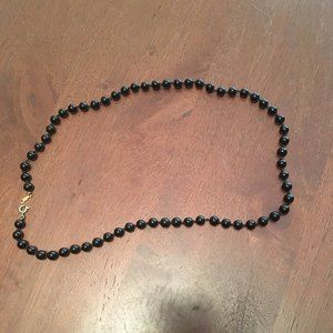 Onyx Bead Necklace